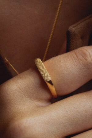 Bague DUNE 01 - Empreinte (doigt/truffe/patte)